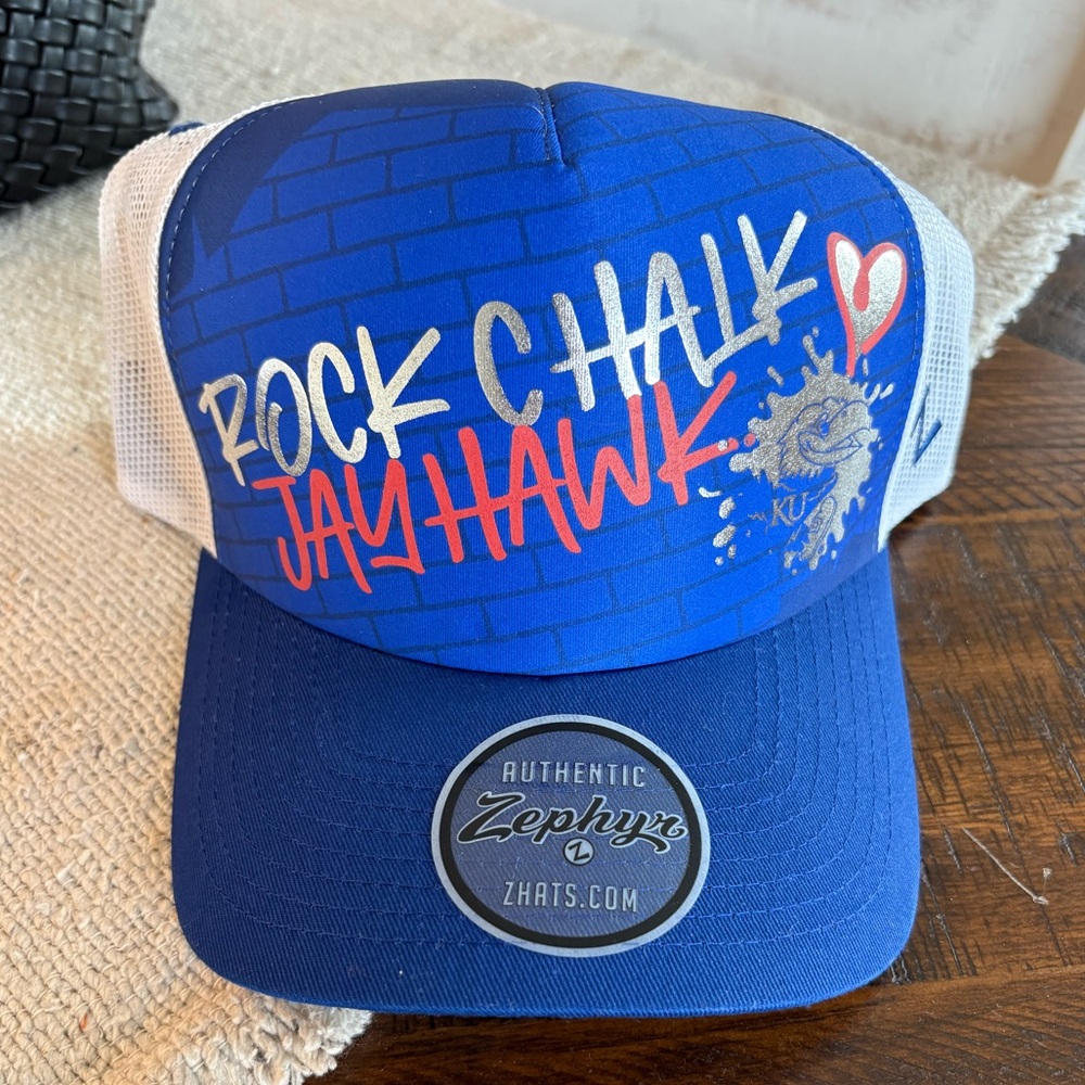 Zephyr Mid 5 Foam University of Kansas SnapBack Hat